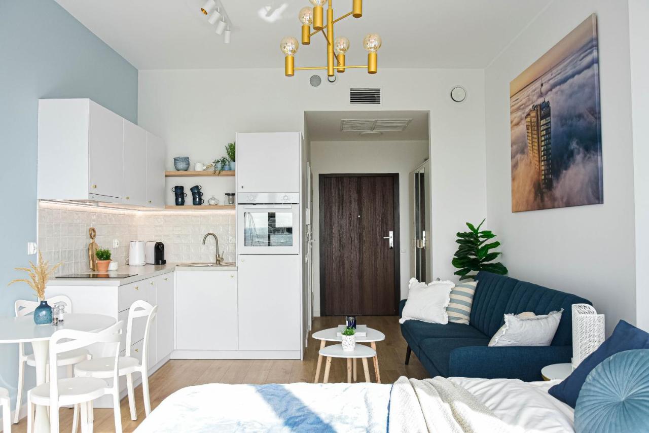 Apartament Heaven Hanza Tower 17Th Floor Stettin Exterior foto